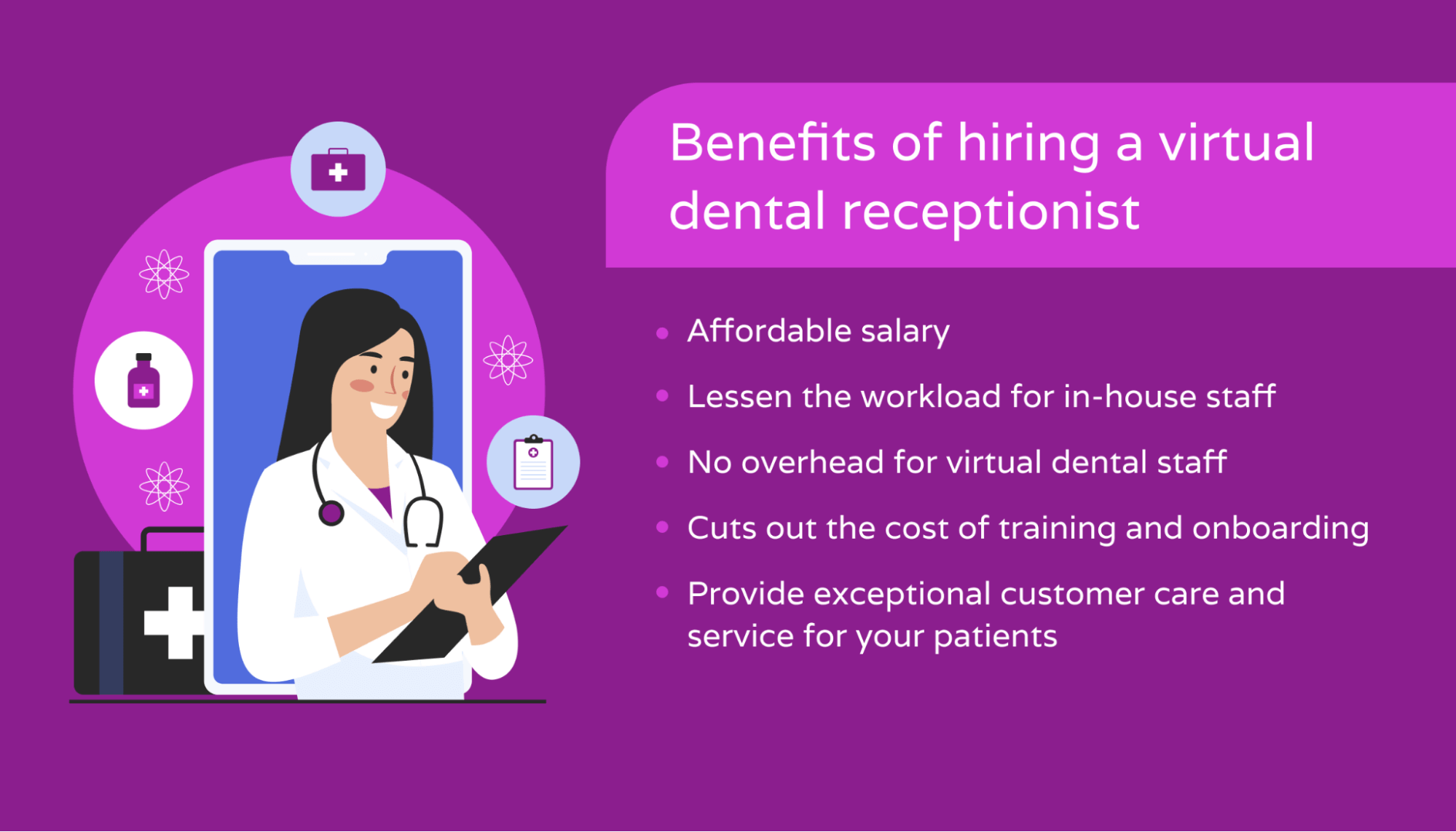 Benefits of hiring a dental receptionist