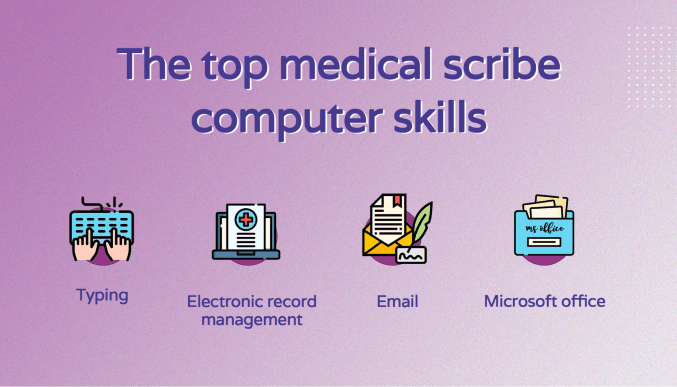 the top medical scribe computer skills