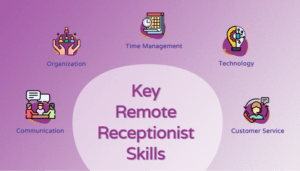 Top skills of a remote receptionist