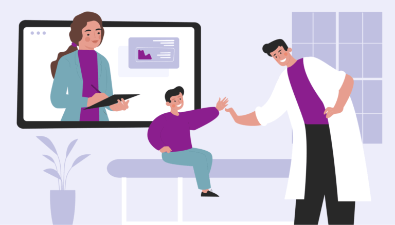 Patient charting with remote assistant