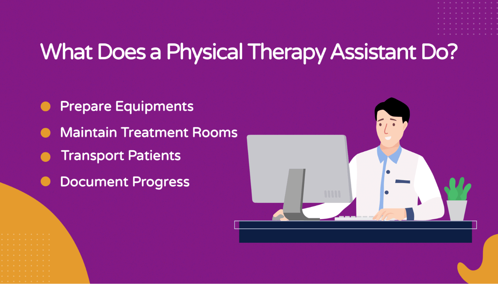 a breakdown of the main responsibilities of a physical therapy assistant