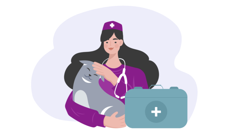 Image of a vet technician