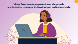 Definition of a virtual receptionist.