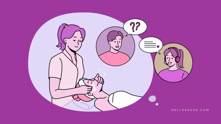 Professional virtual assistant helping aesthetic clinic with admin and scheduling tasks remotely