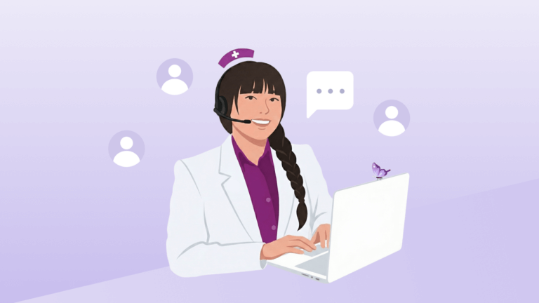 Image showing a Virtual Medical Receptionist performing tasks