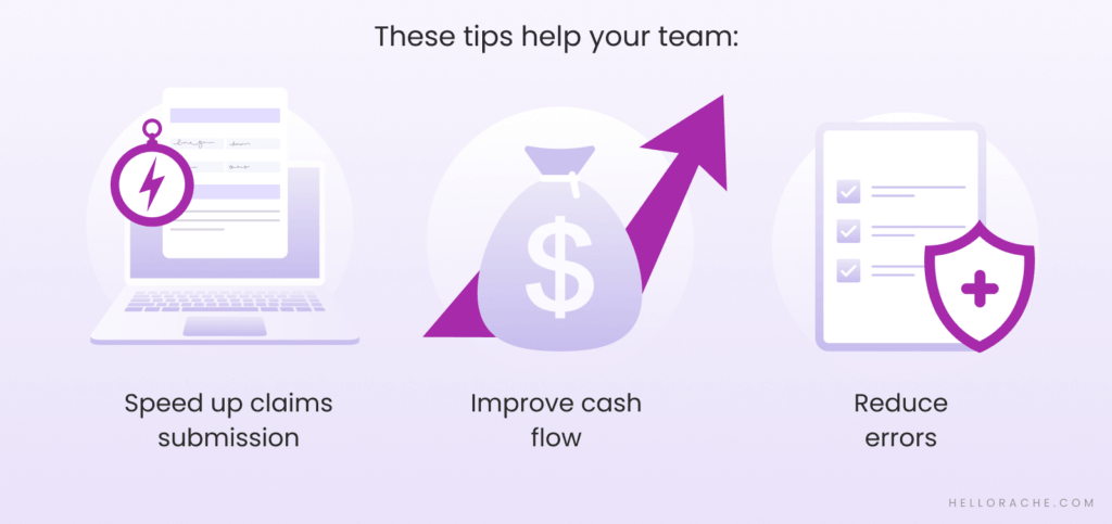 Three things medical billing tips and tricks help your team accomplish