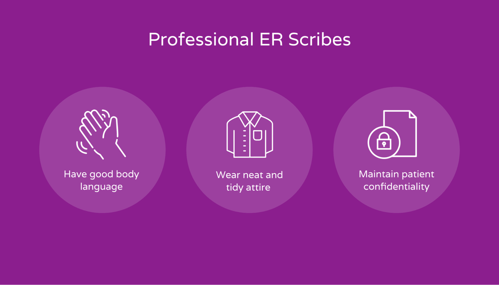 What is a professional ER scribe